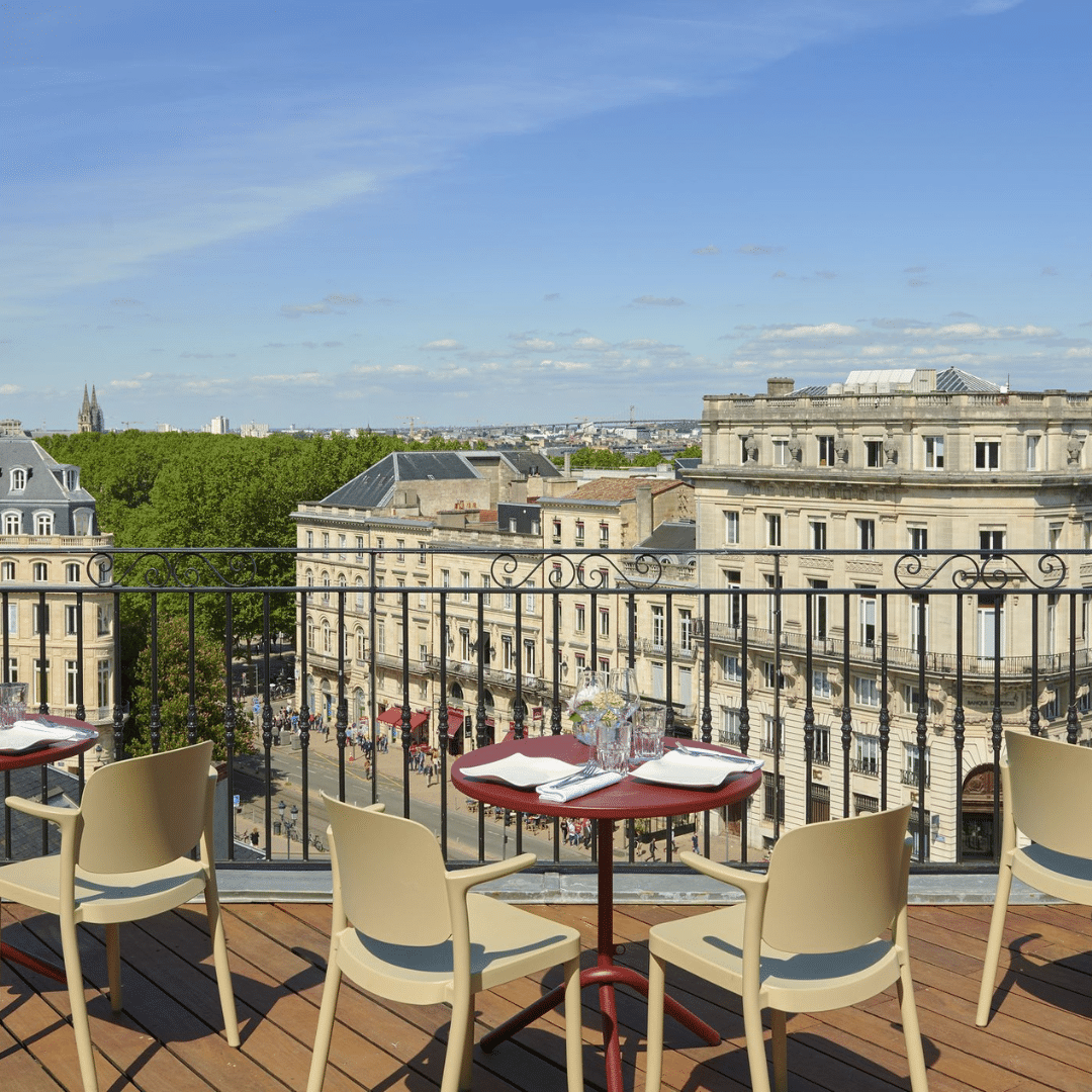 L'InterContinental Bordeaux : le Rooftop.