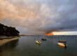 Les incendies vus depuis la presqu'île du Cap Ferret